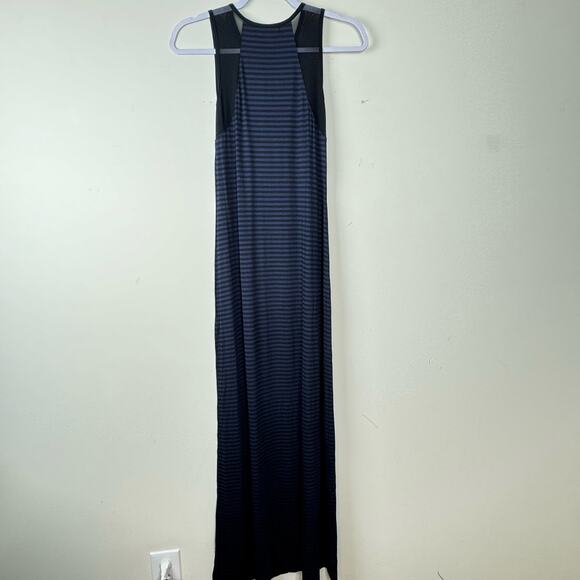 Laila Jayde Mesh Detailed Maxi Dress - Navy/Black NWT Size XS - Picture 6 of 11